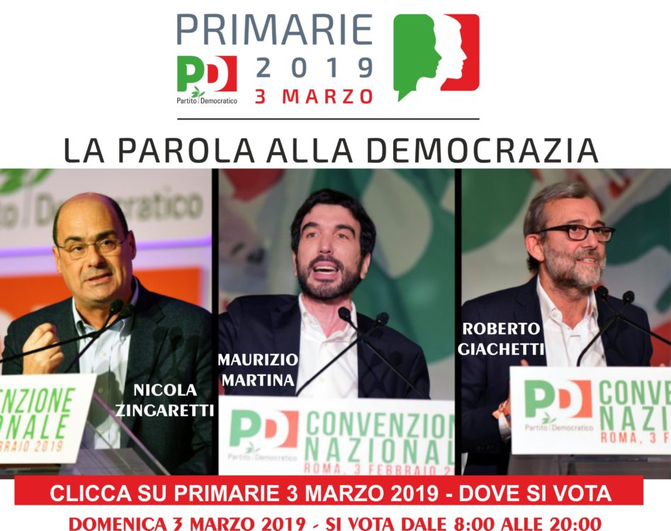 Primarie 3 Marzo 2019 Dove Si Vota Partito Democratico Polesine